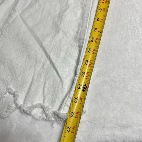 Anthropologie Pilcro The Adi Midrise Flare White Jeans 26 Women - Picture 12 of 12